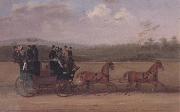 George Arnull The Brighton to London Coach painting